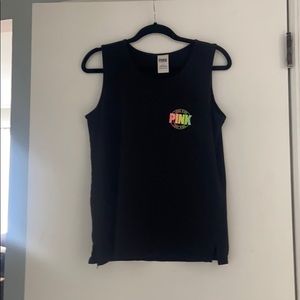 Black VS Pink muscle tank